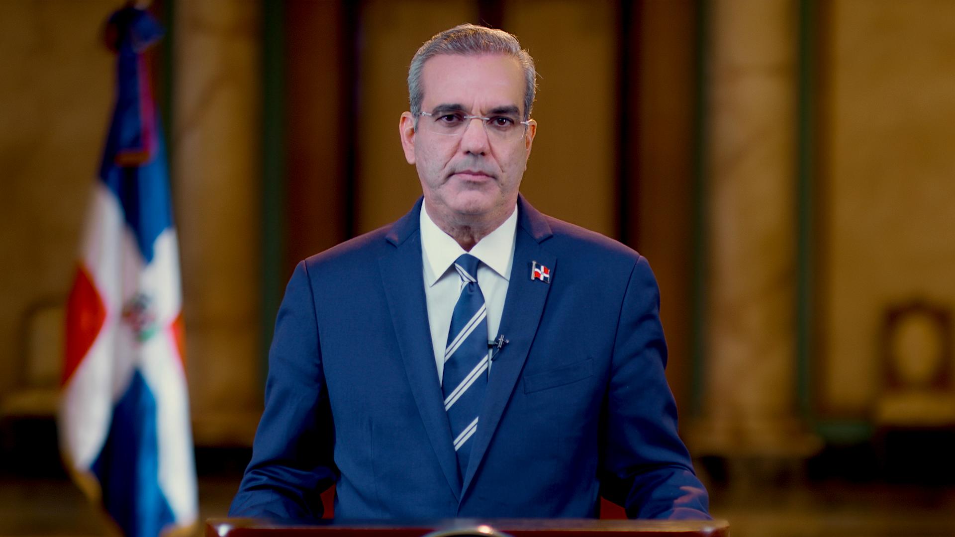 Luis Abinader hablará al país la noche de este domingo