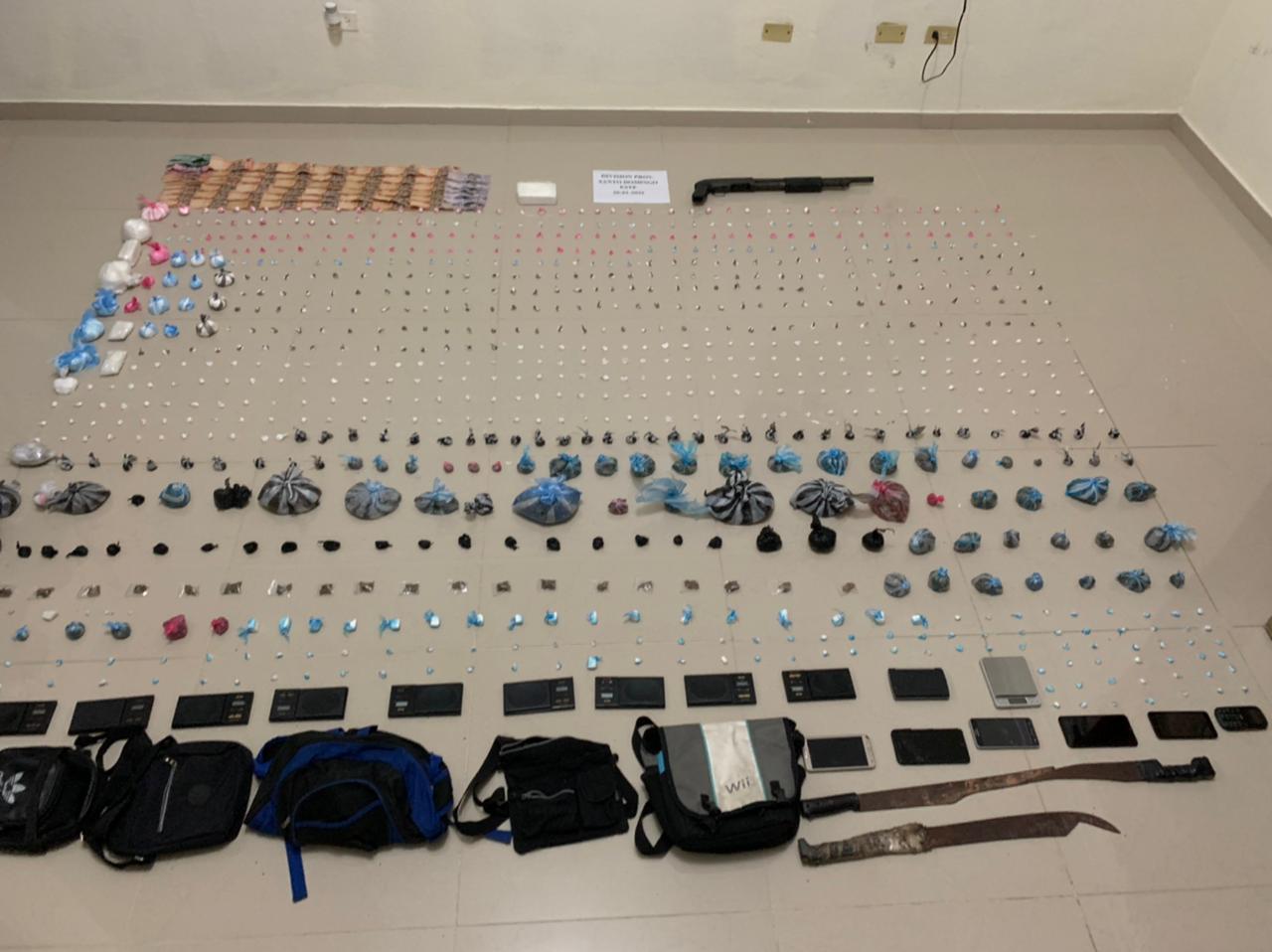 La DNCD ocupa más de 120 mil gramos de drogas