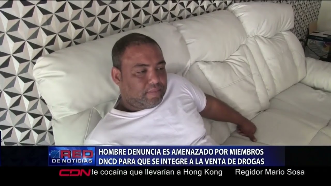 Denuncia es amenazado por DNCD para que vuelva a la venta de drogas