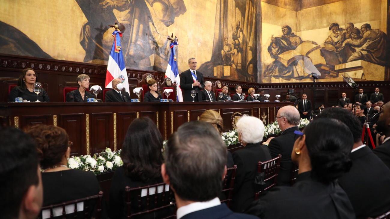 Estas son algunas reacciones al discurso de Luis Abinader