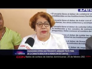 Ciudadanía espera Abinader trate tema canasta básica este domingo