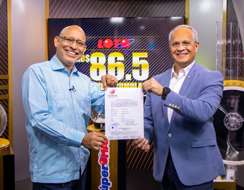 Ganador del Loto Leidsa de 86.5 millones