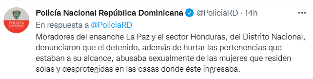 El caso lo denunciaron vecinos del ensanche La Paz del Distrito Nacional