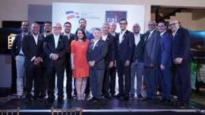 Miembros de la asociación, durante la 1ra entrega de premios de la crítica de cine organizados por Adopresci (Fuente: Adopresci)