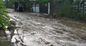 Denuncian abandono y deterioro de calle en Residencial Don Francisco