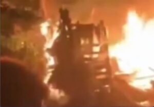 Incendió consume vivienda en la comunidad de Abreu 