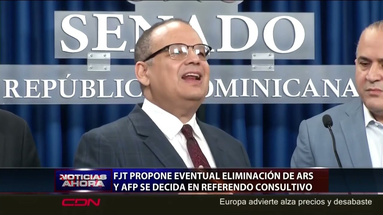 Presentan anteproyecto de ley de eliminación ARS y AFP