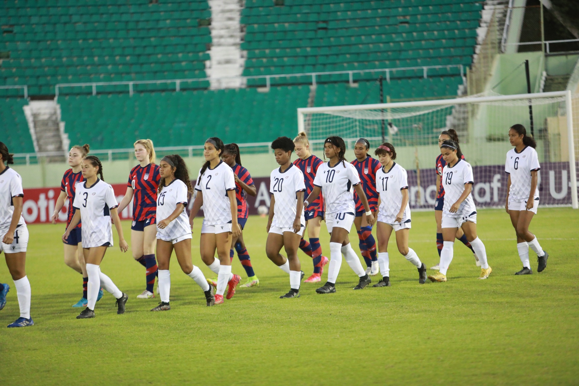 REPÚBLICA DOMINICANA VS. USA SUB 20 FEMENINA