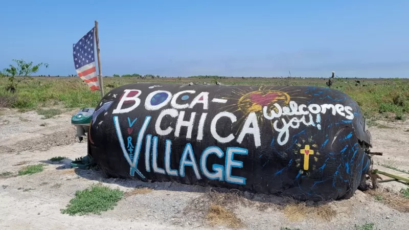 De Boca Chica a Marte: el mural que homenajea a Elon Musk