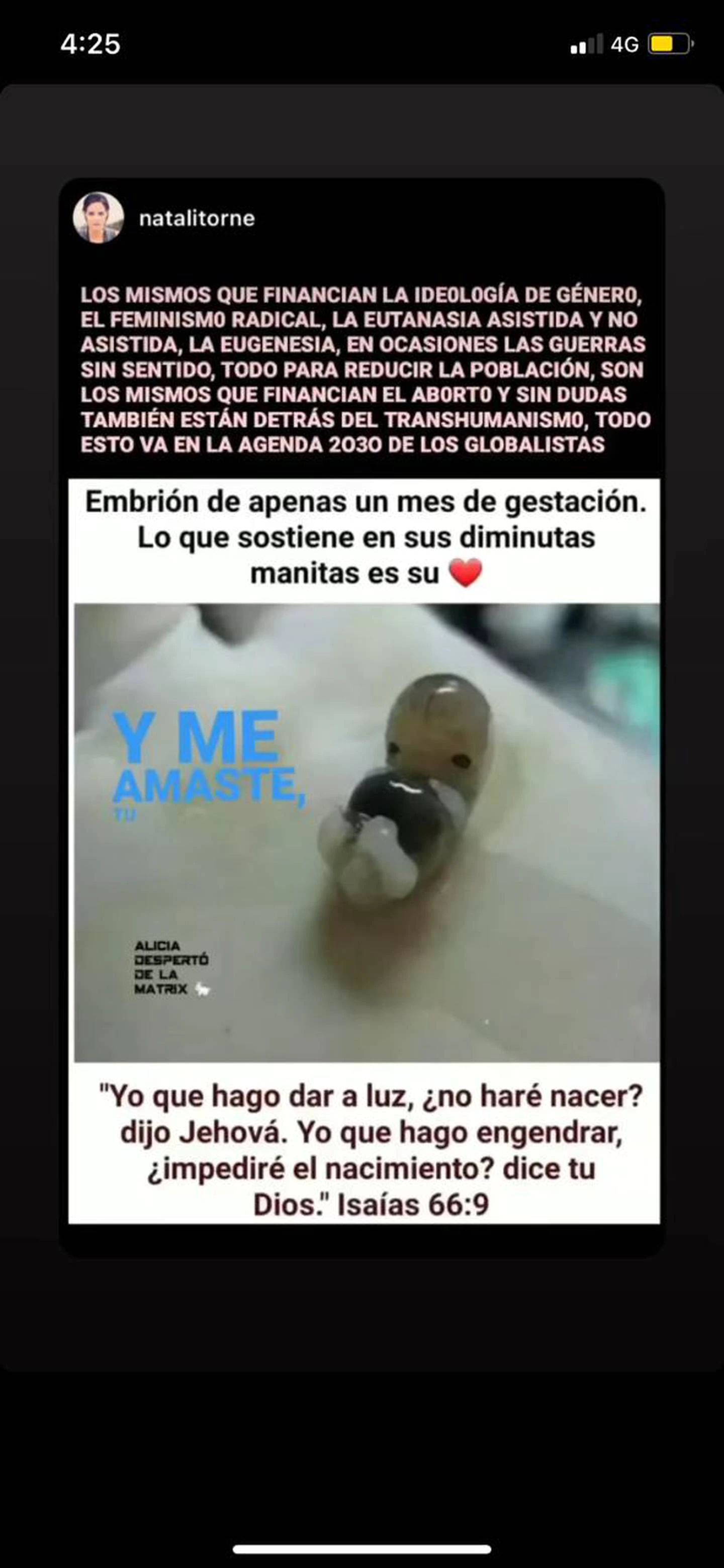 ExMiss se mete en lío por comparar aborto con el amor por las mascotas