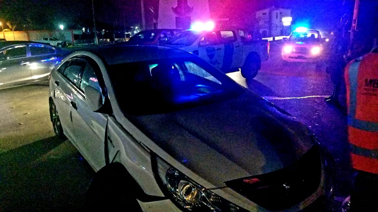 Choque de tres vehículos “Sonata” en puente de Nagua deja un herido