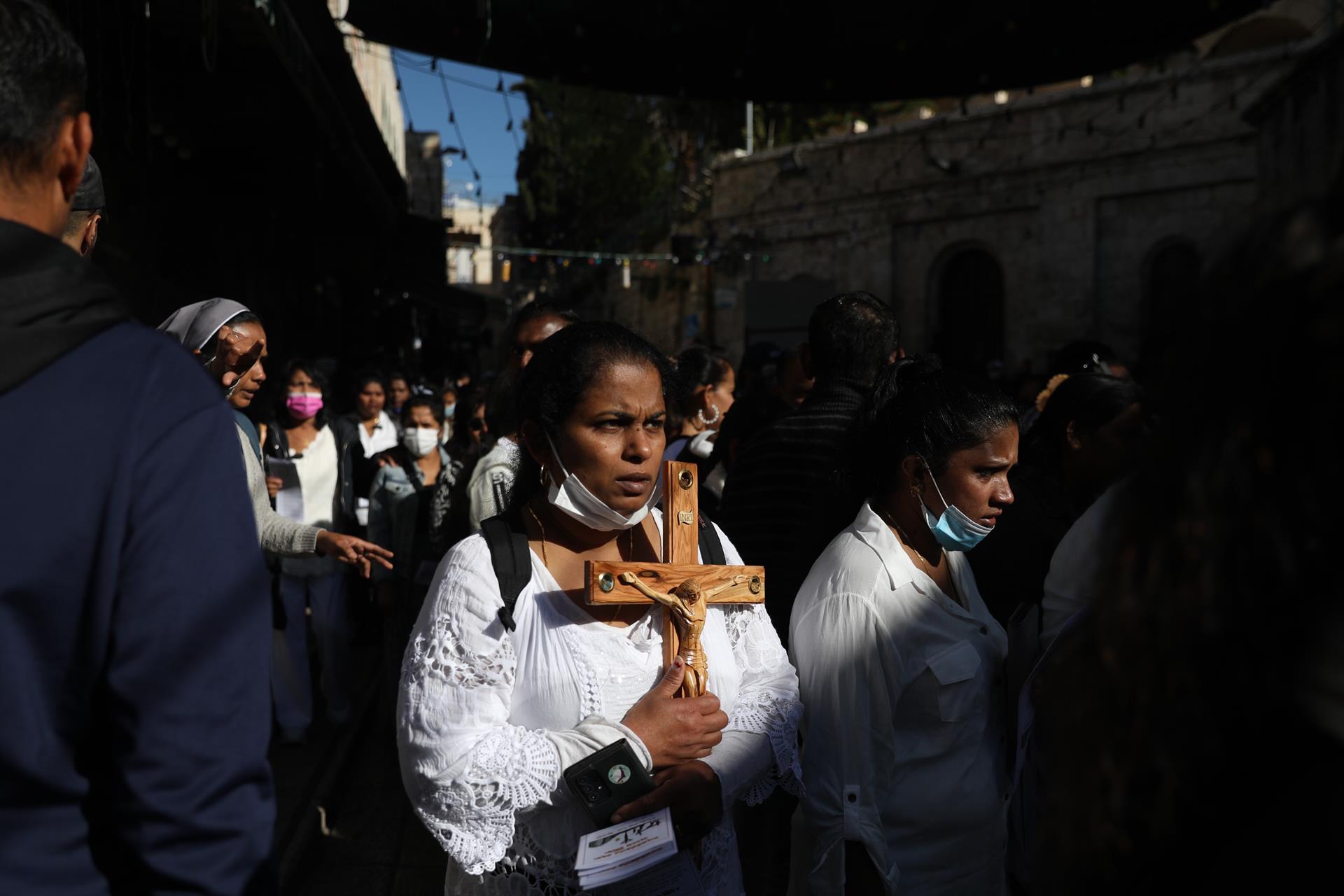 La violencia en Jerusalén mancha las celebraciones del Viernes Santo