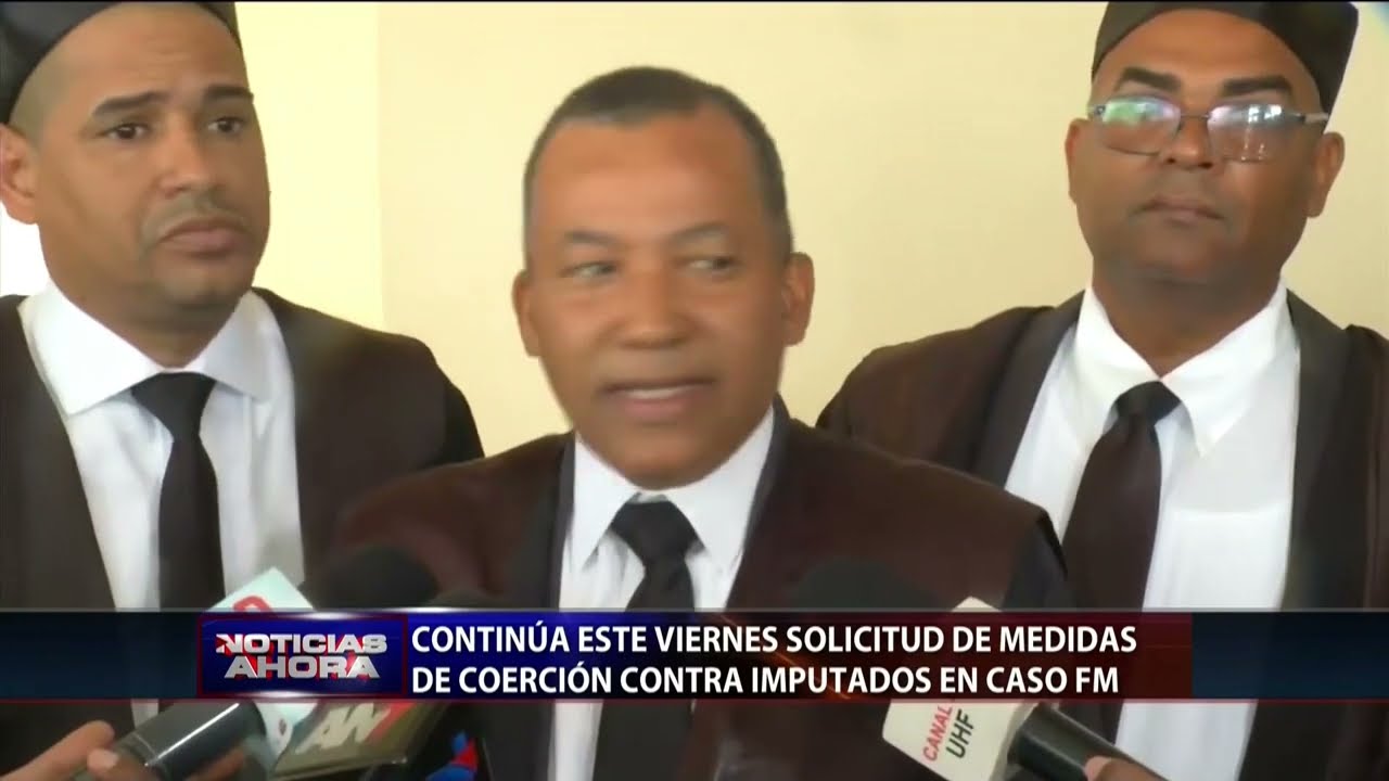 Continúa este viernes solicitud de coerción a imputados en caso FM