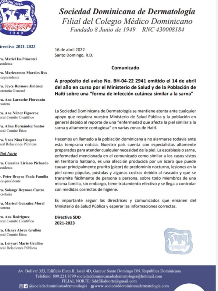 Lo que debes saber de la sarna detectada en Haití