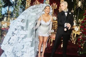 Así fue la lujosa boda de Kourtney Kardashian y Travis Barker