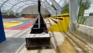 Ministerio de Deportes deja en el abandono Polideportivo Arenoso 