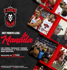 Leones de Santo Domingo anunciaron estas innovaciones en el lanzamiento de su temporada en el programa La Manada, por su canal de Youtube