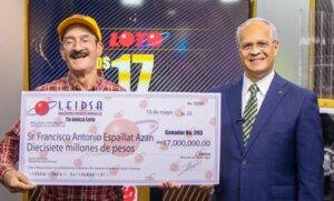 Chofer de carro público recibe RD$ 17 millones de Leidsa