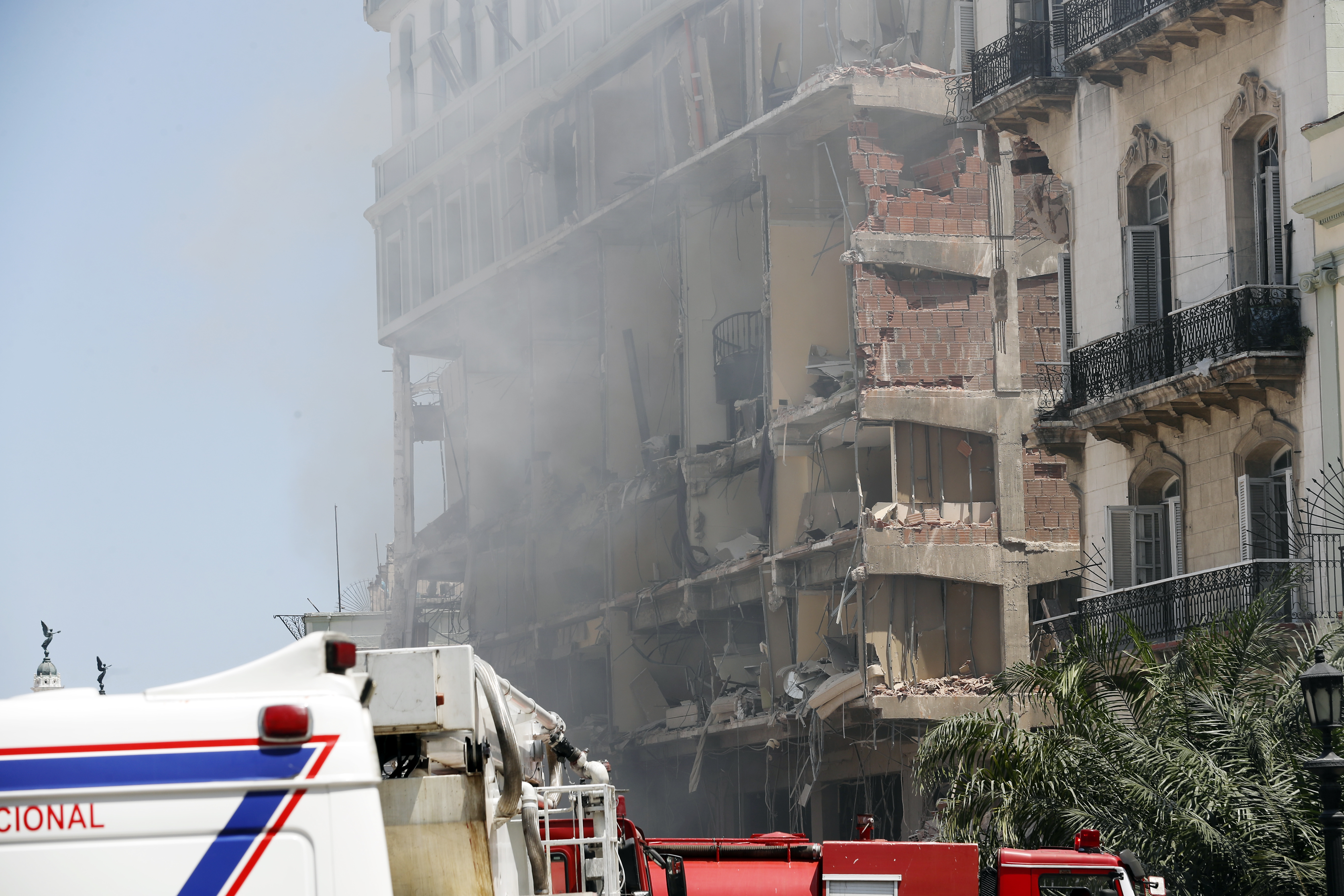 El hotel siniestrado en La Habana no estaba abierto al público