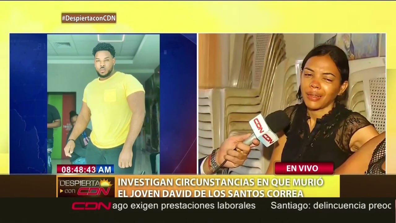 Familia David de los Santos piden justicia y que se esclarezca hecho
