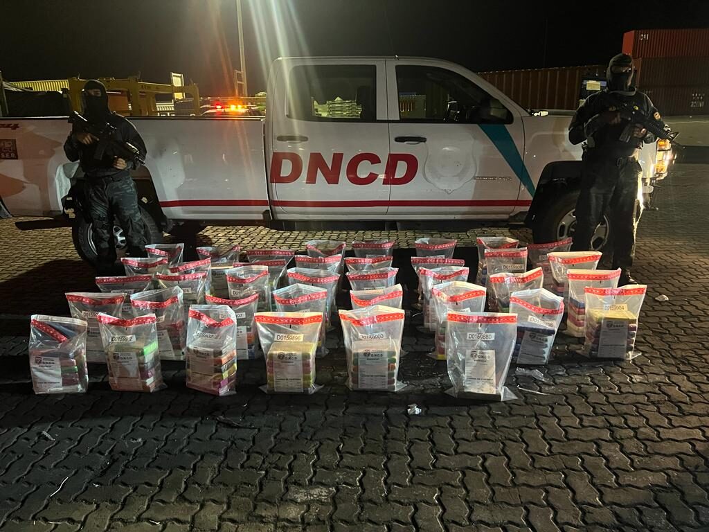 Paquetes presumiblemente de cocaína