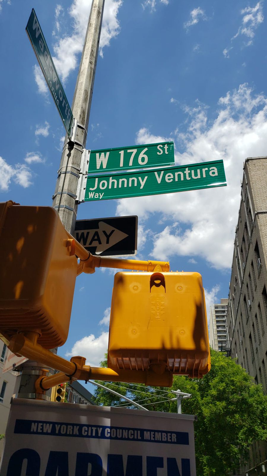 Nombran como “Johnny Ventura Way” la intercepción formada por la calle 176 y Wadsworth Avenue
