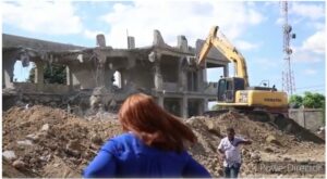 Demuelen edificio de un liceo en Dajabón por supuesto vicio de construcción